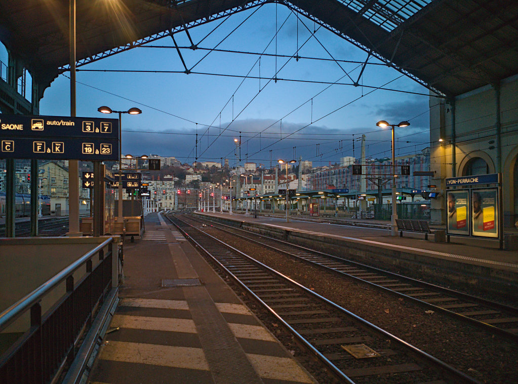 Gare Perrache - Côté Saône